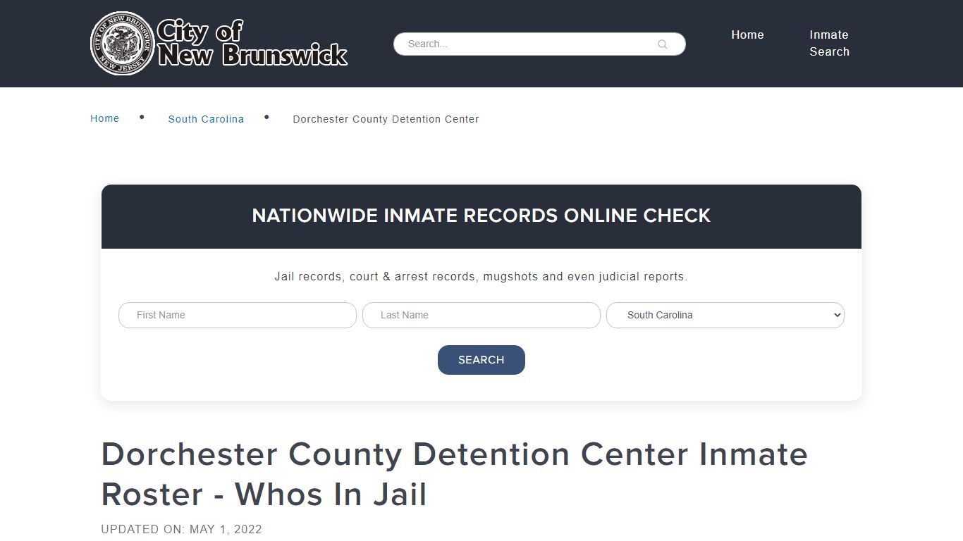 Dorchester County Detention Center Inmate Roster - Whos In Jail